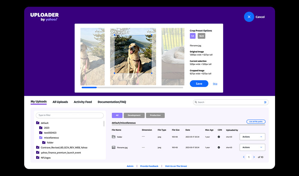 Upload Tool Redesign